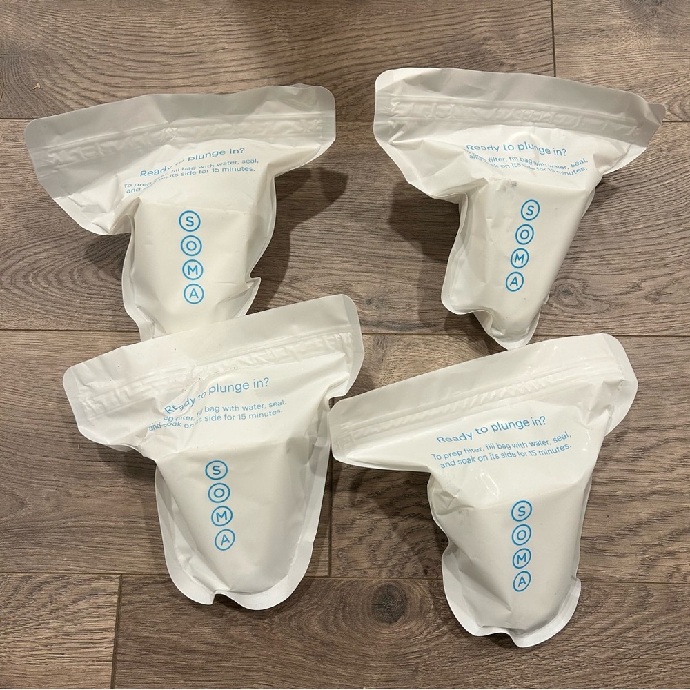4 Soma Sustainable Water Filters NWT
